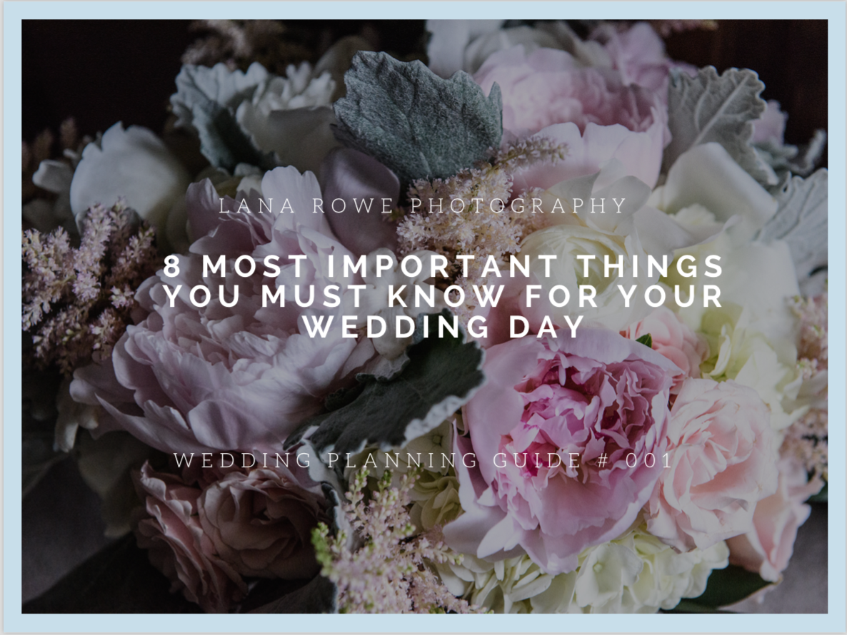 Wedding guide series