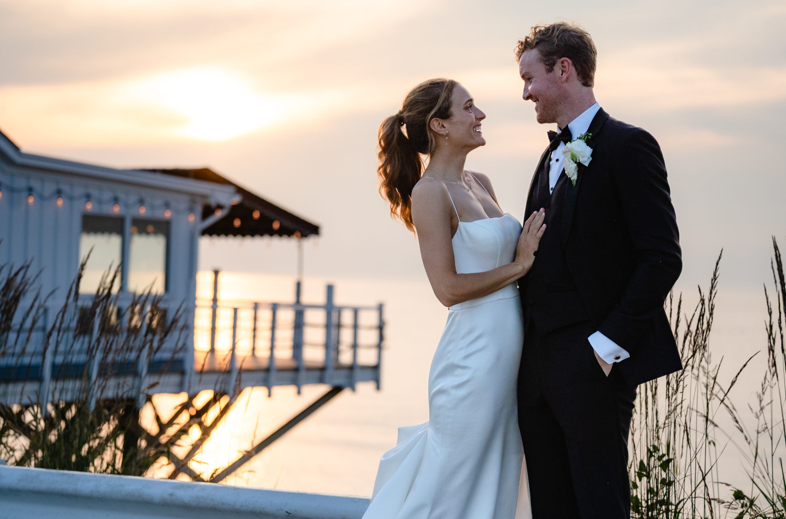 Perfect Beach-front wedding at Halyard, Greenport